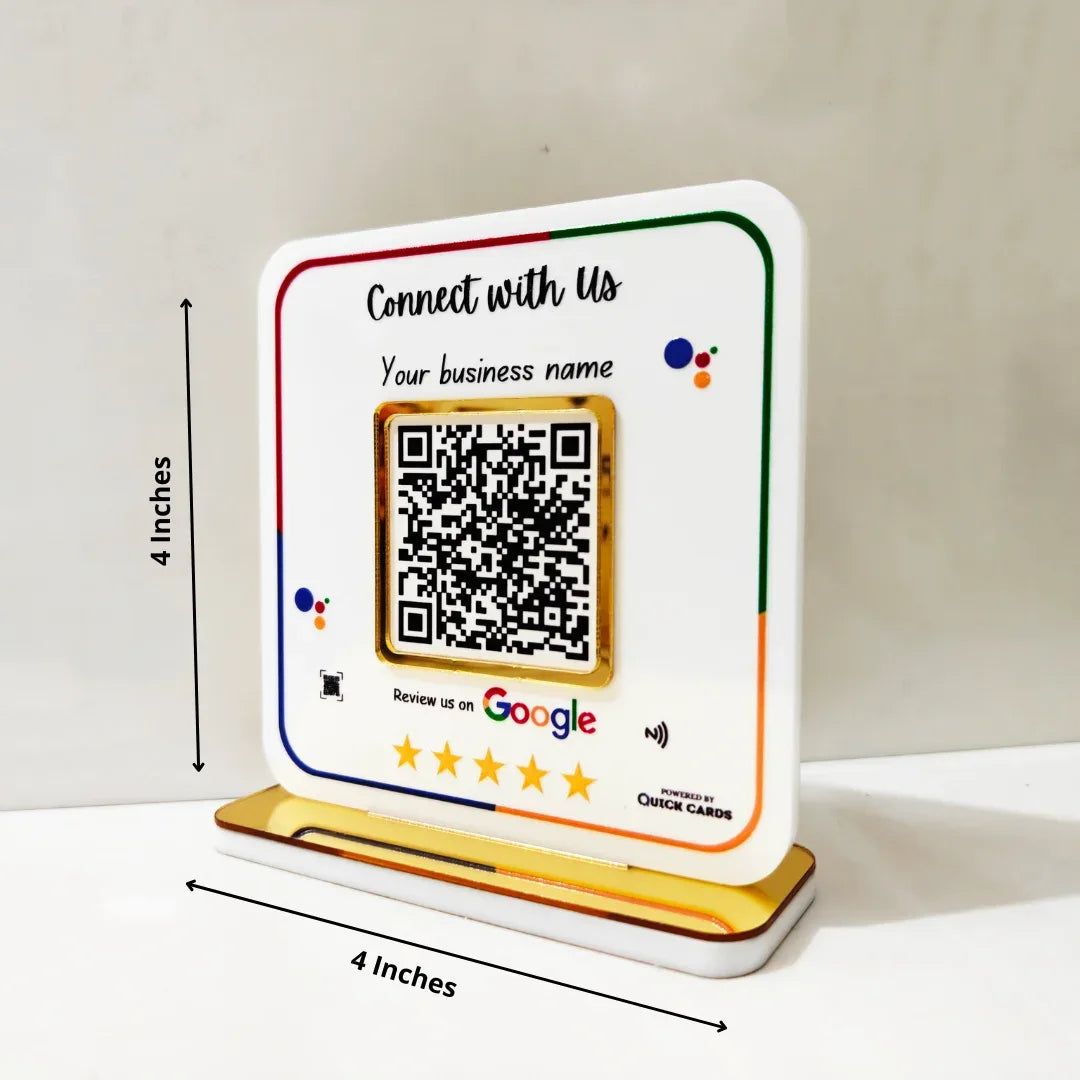 1 QR Payment Stand / Google Review / Instagram - Quick Cards