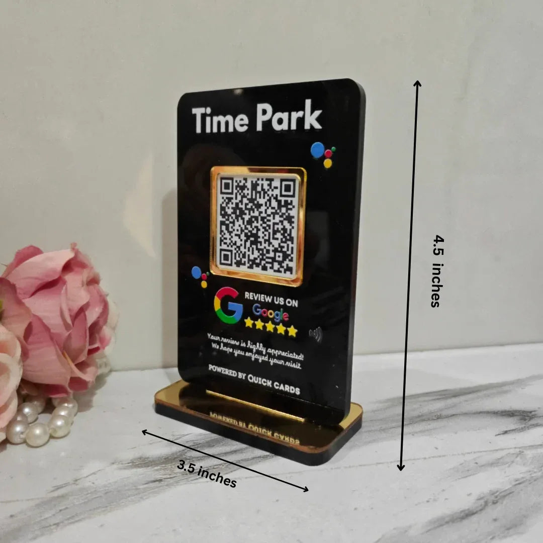 1 QR Standee - Quick Cards