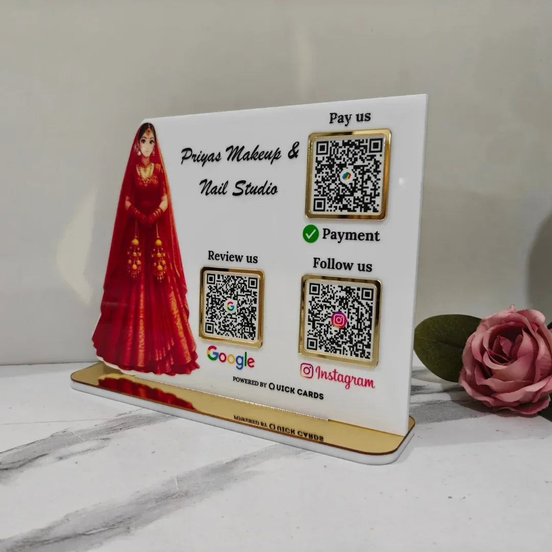 Makeup Studio 3 QR Standee - Quick Cards