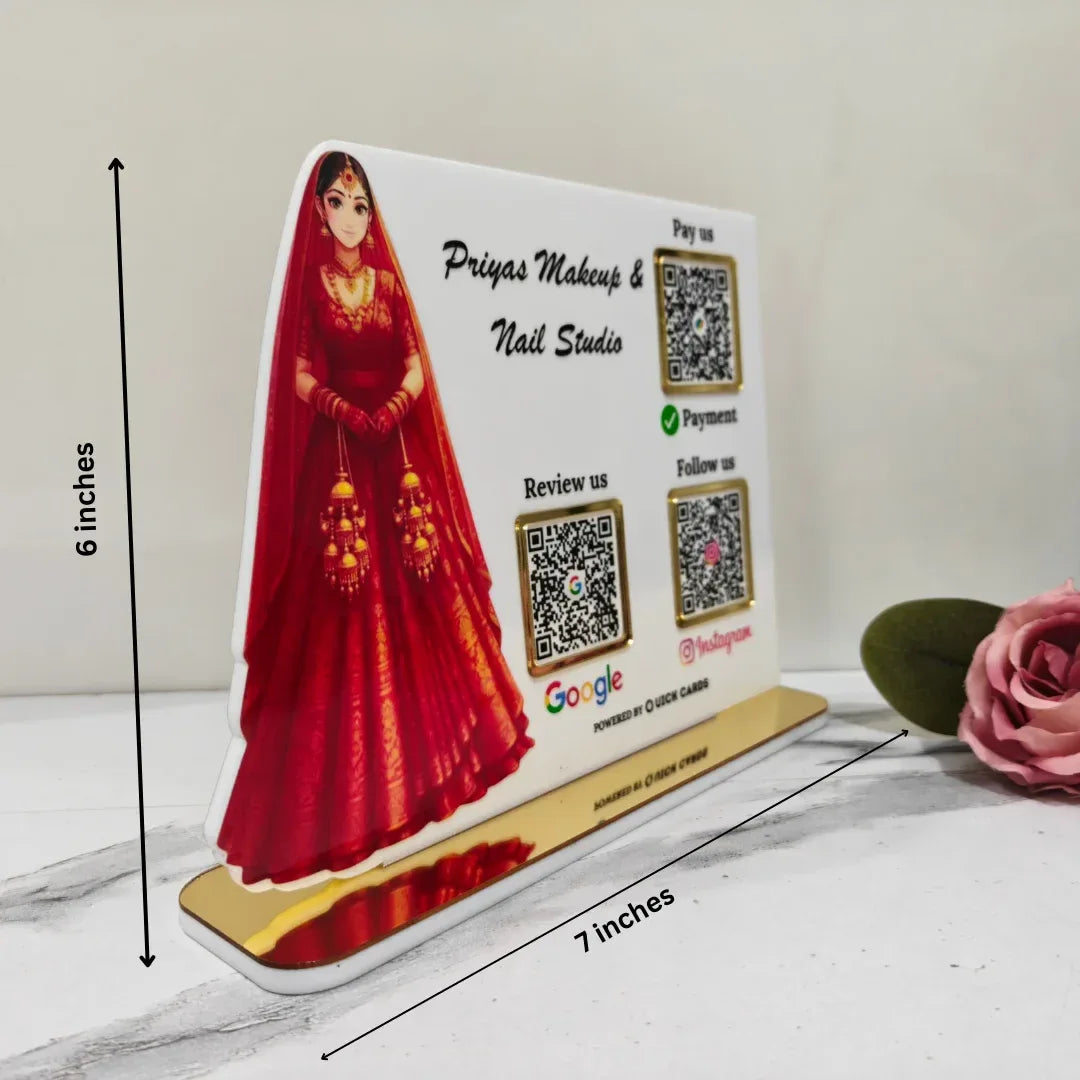 Makeup Studio 3 QR Standee - Quick Cards