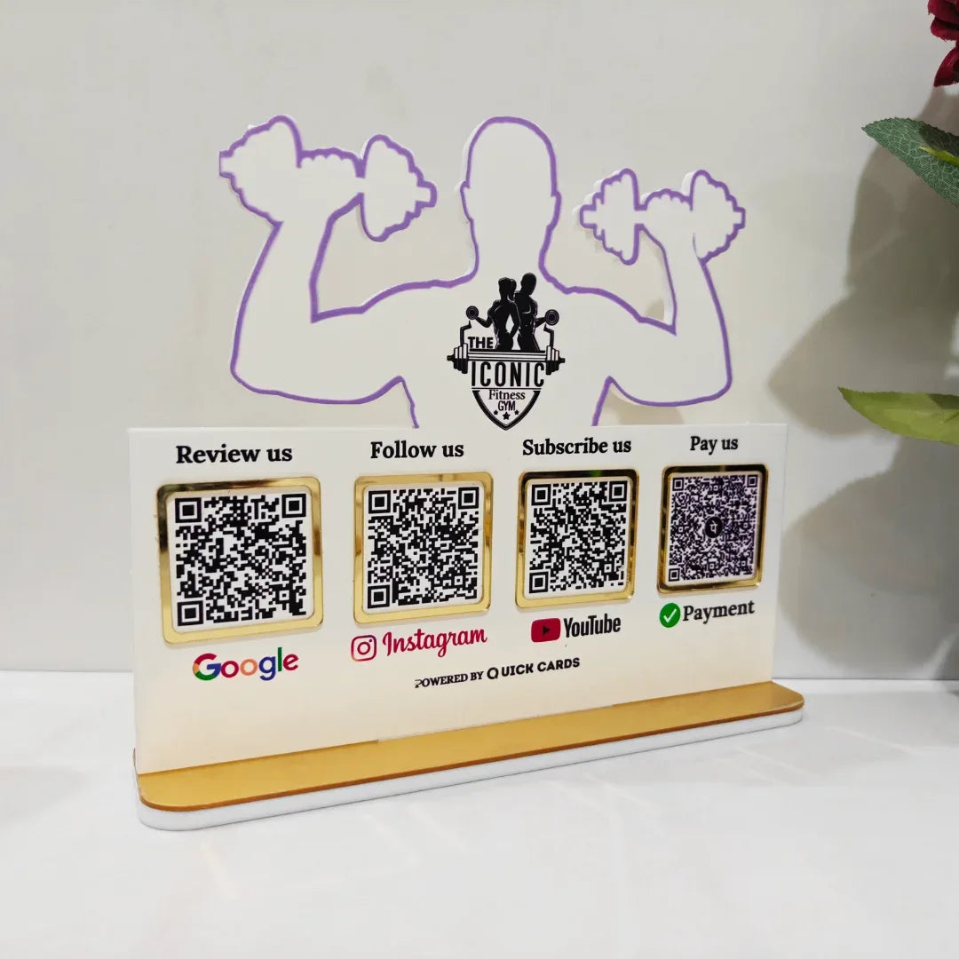4 QR Standee Gym Special - Quick Cards