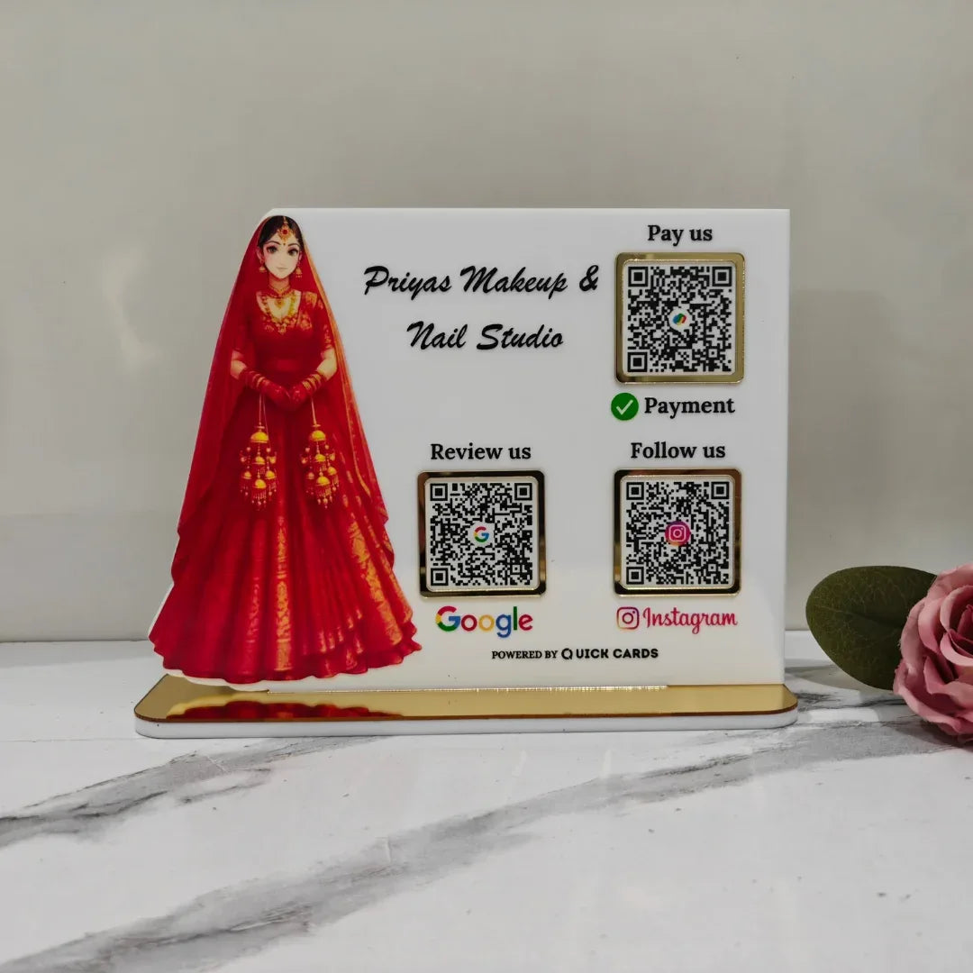 Makeup Studio 3 QR Standee - Quick Cards