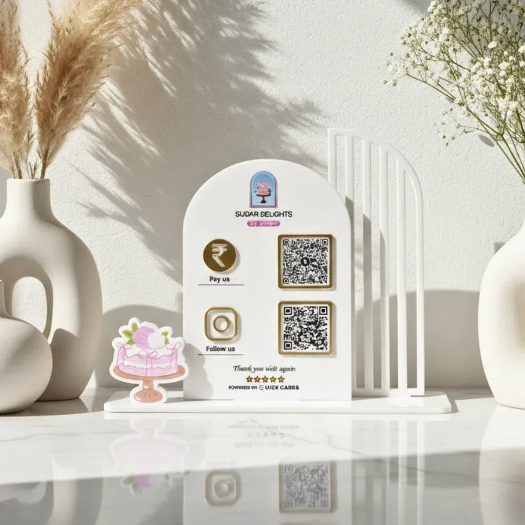 Cake 2 QR Standee - Quick Cards
