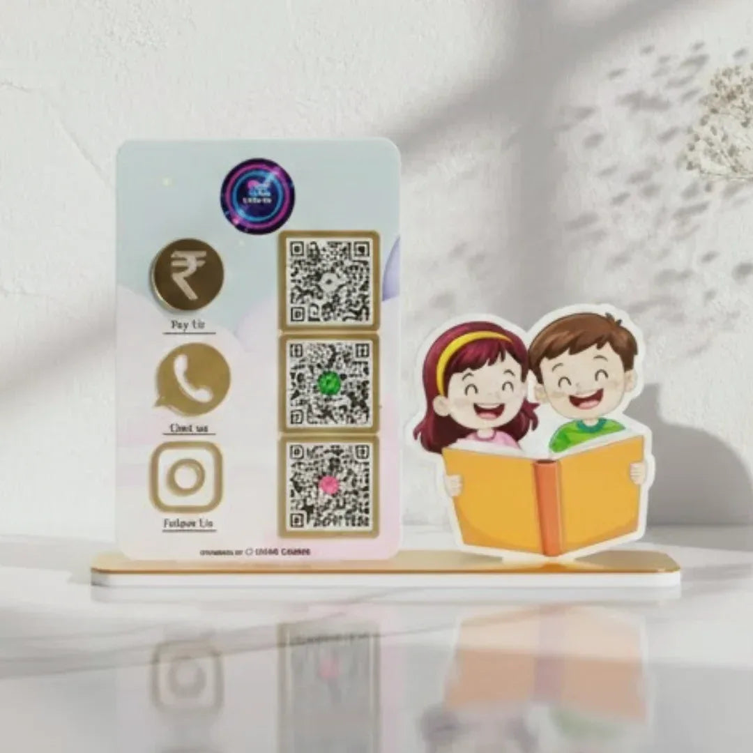 School 3 QR Standee - Quick Cards