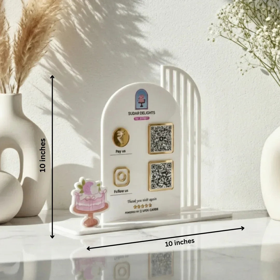 Cake 2 QR Standee - Quick Cards