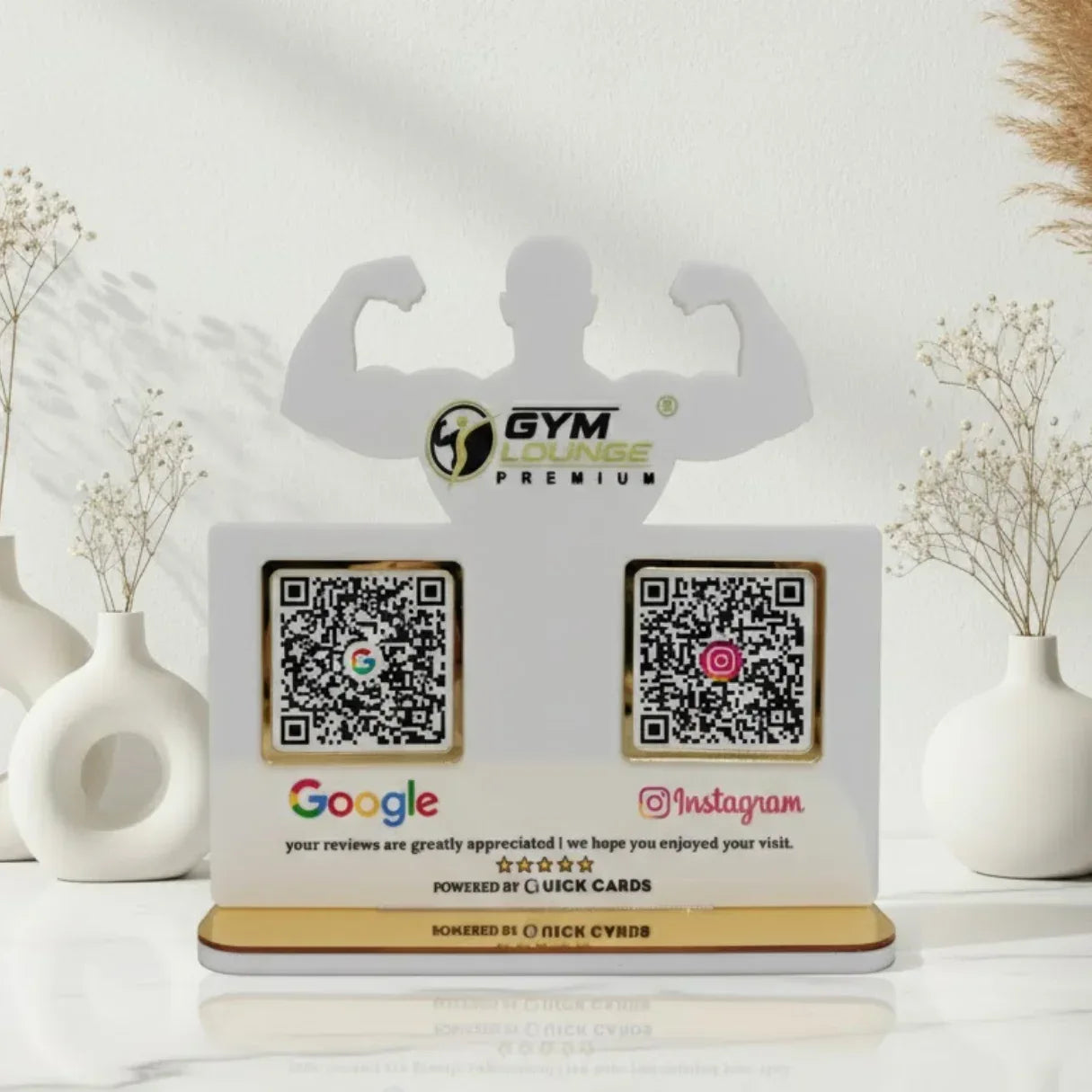 Gym 2 QR Standee - Quick Cards