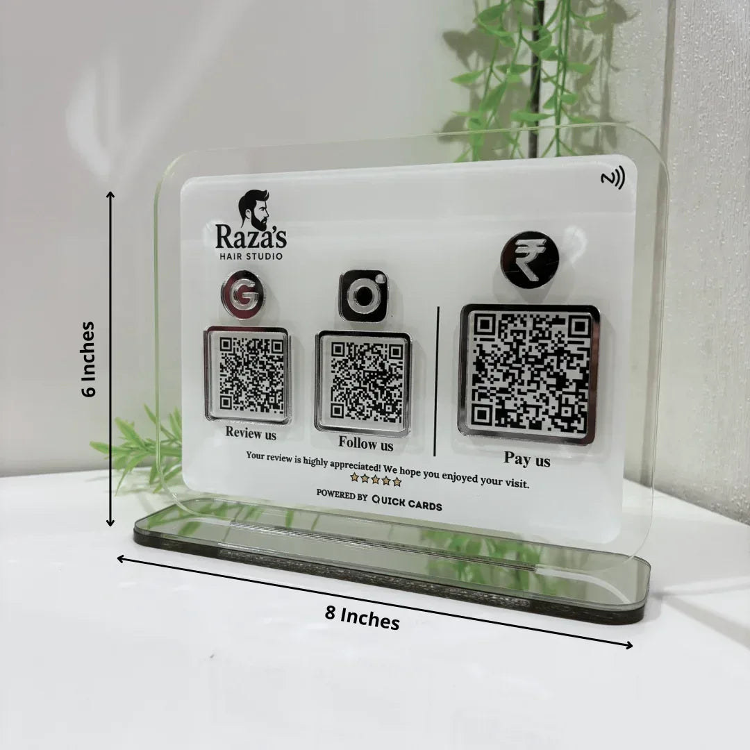 3 QR Special edition (Silver Work) - Quick Cards
