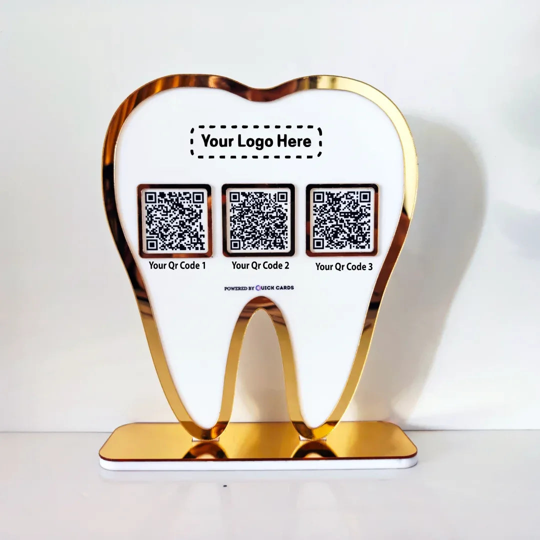 3 QR Standee (Dentist Special) - Quick Cards