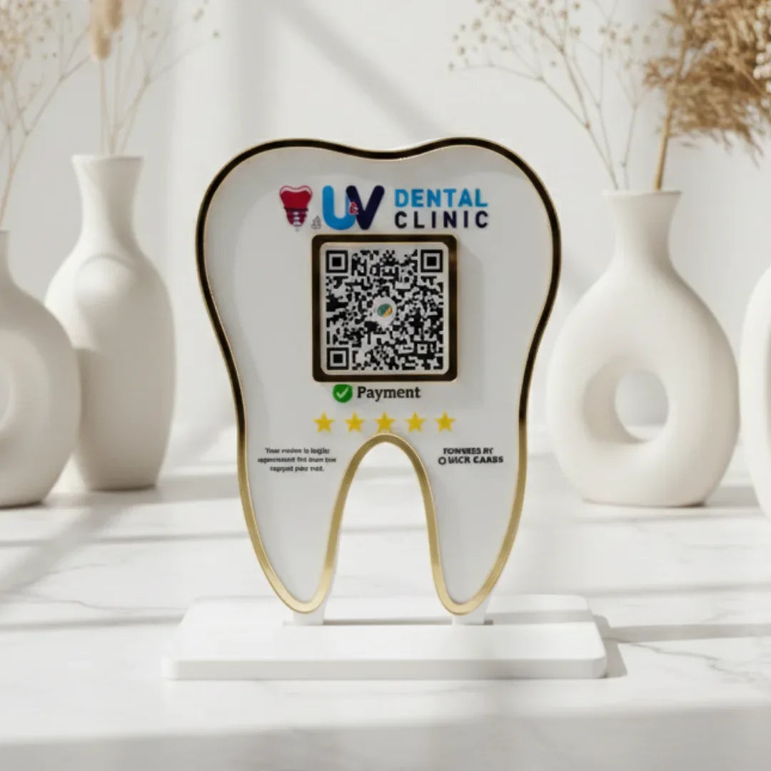 Dental 1 QR Standee - Quick Cards
