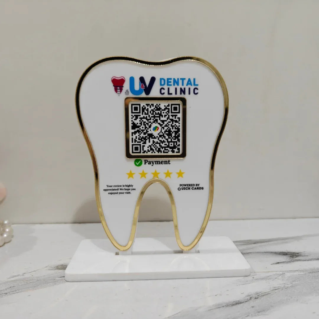 Dental 1 QR Standee - Quick Cards