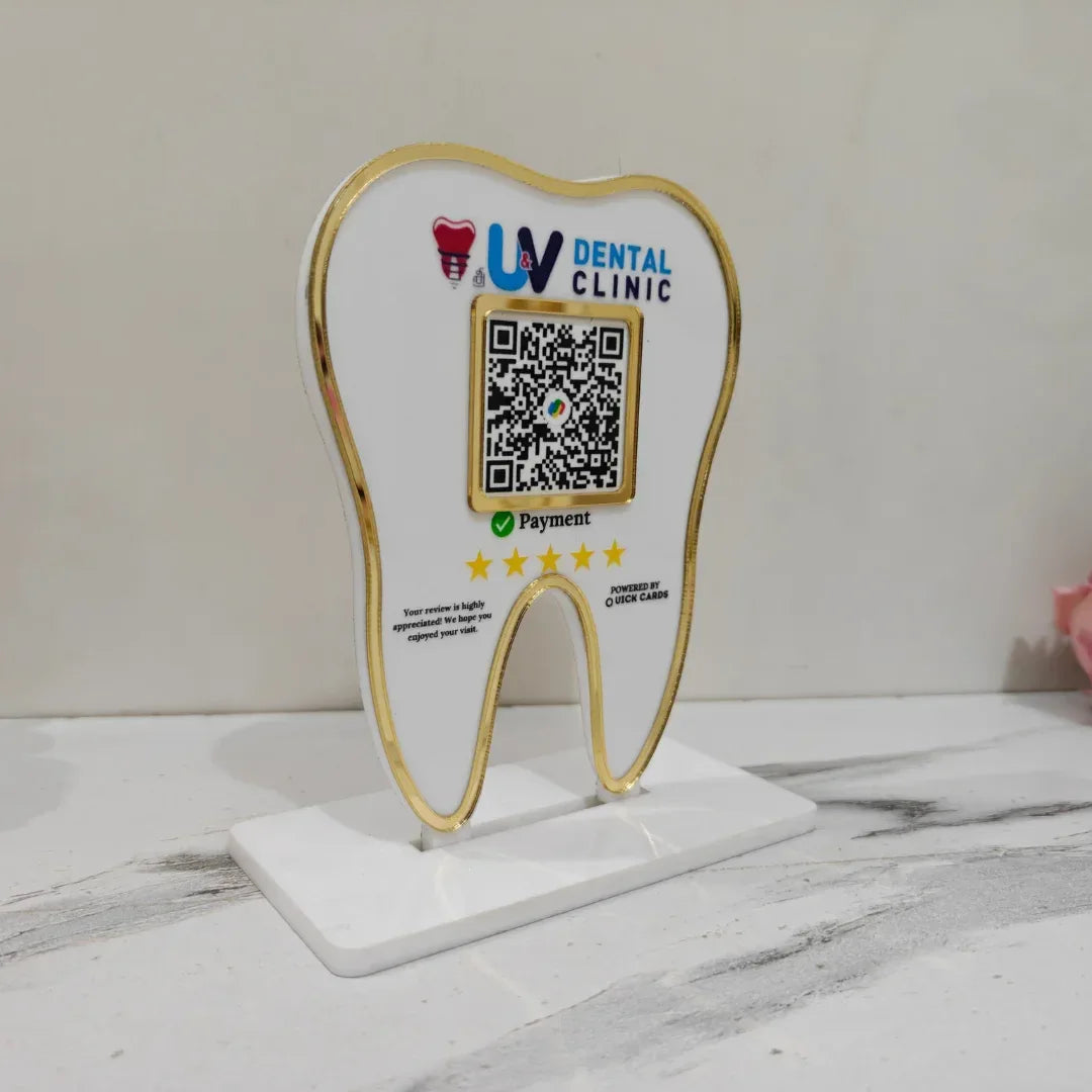 Dental 1 QR Standee - Quick Cards