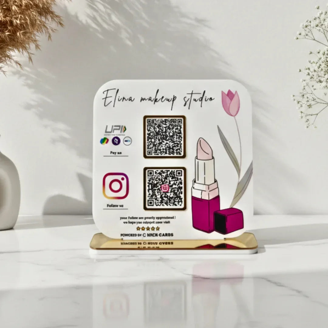 Makeup Studio 2 QR Standee - Quick Cards