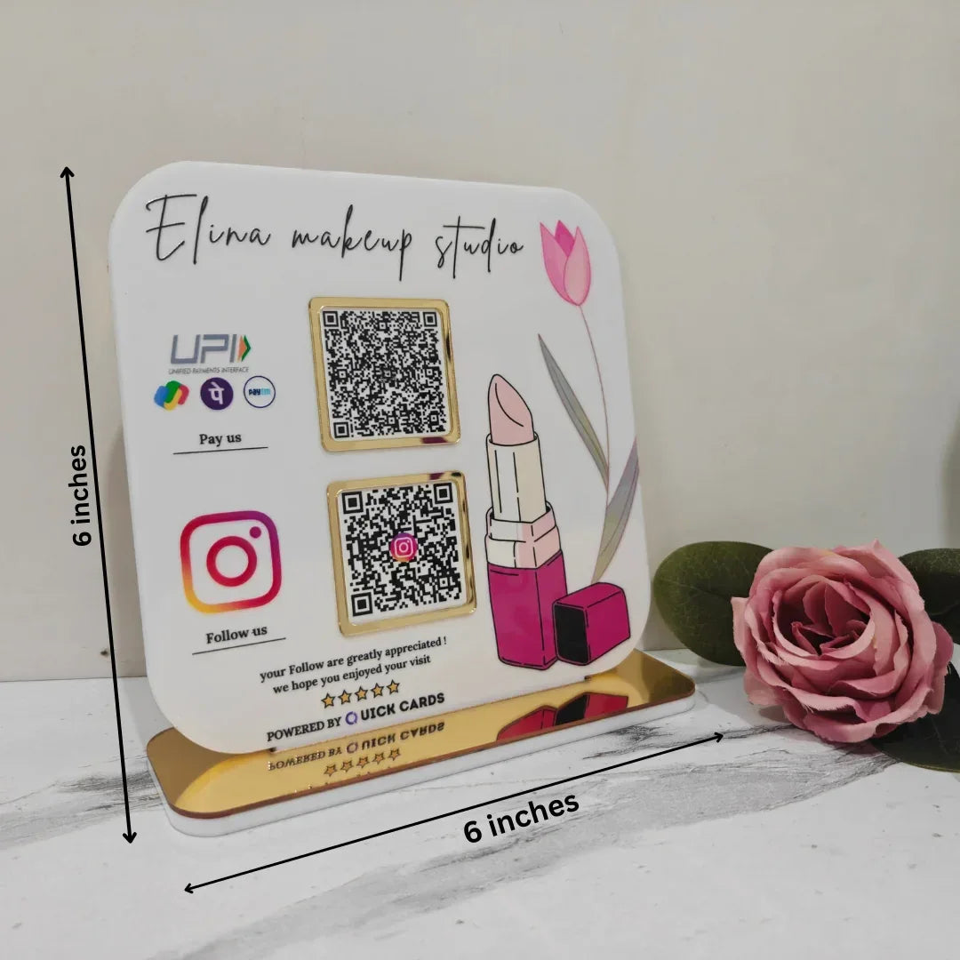 Makeup Studio 2 QR Standee - Quick Cards