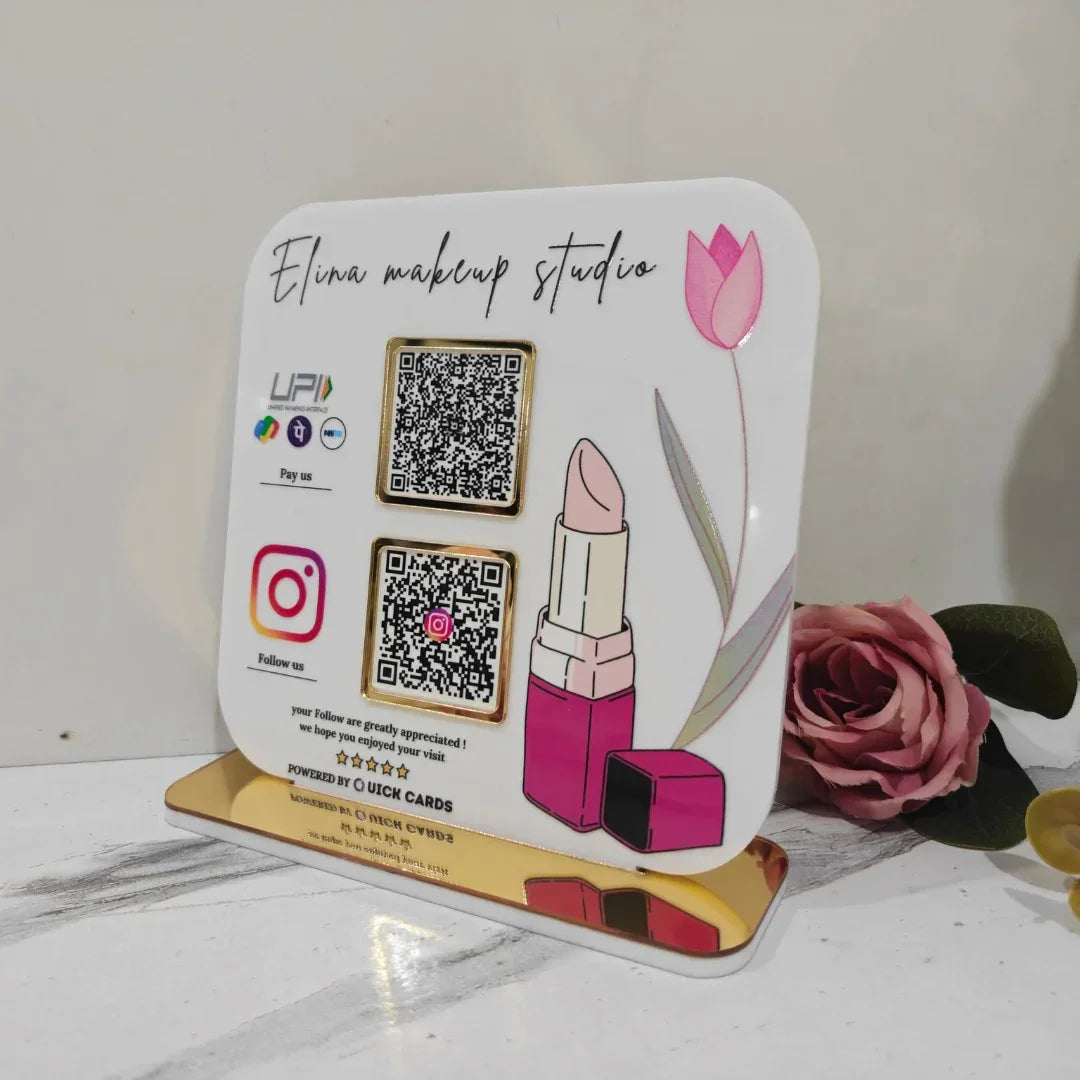 Makeup Studio 2 QR Standee - Quick Cards