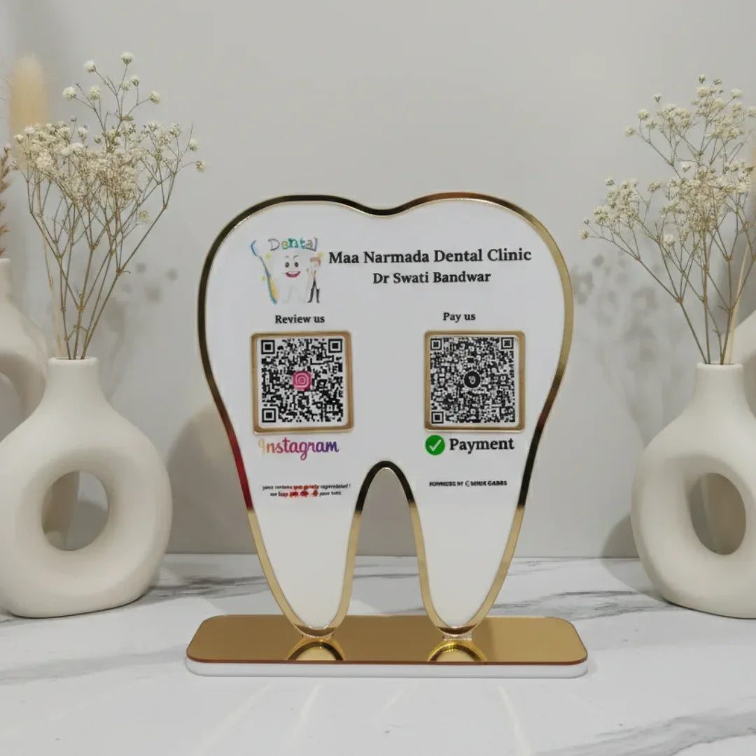 Dental 2 QR Standee - Quick Cards