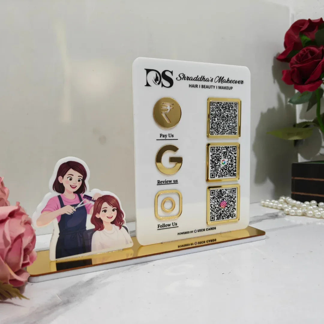 Salon 3 QR Standee - Quick Cards
