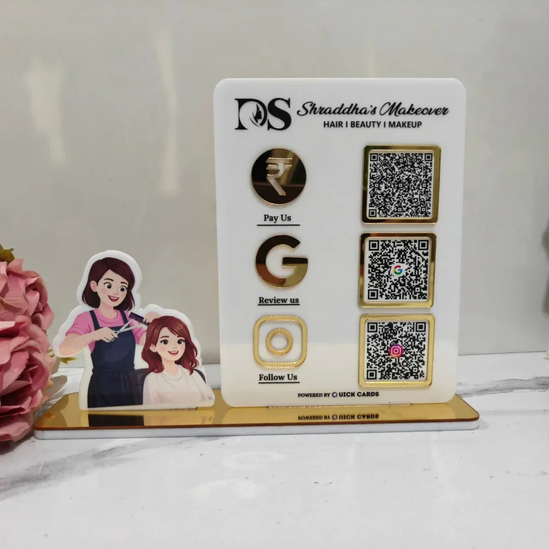 Salon 3 QR Standee - Quick Cards