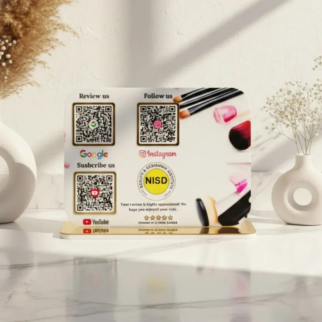 Makeup Studio 3 QR Standee - Quick Cards
