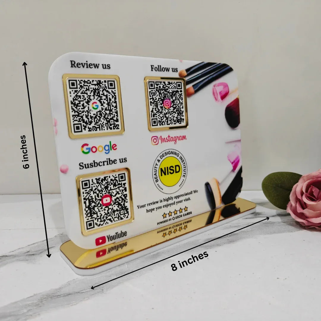 Makeup Studio 3 QR Standee - Quick Cards