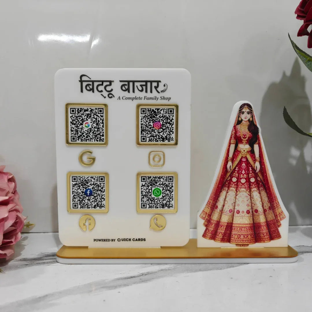 Clothing 4 QR Standee - Quick Cards