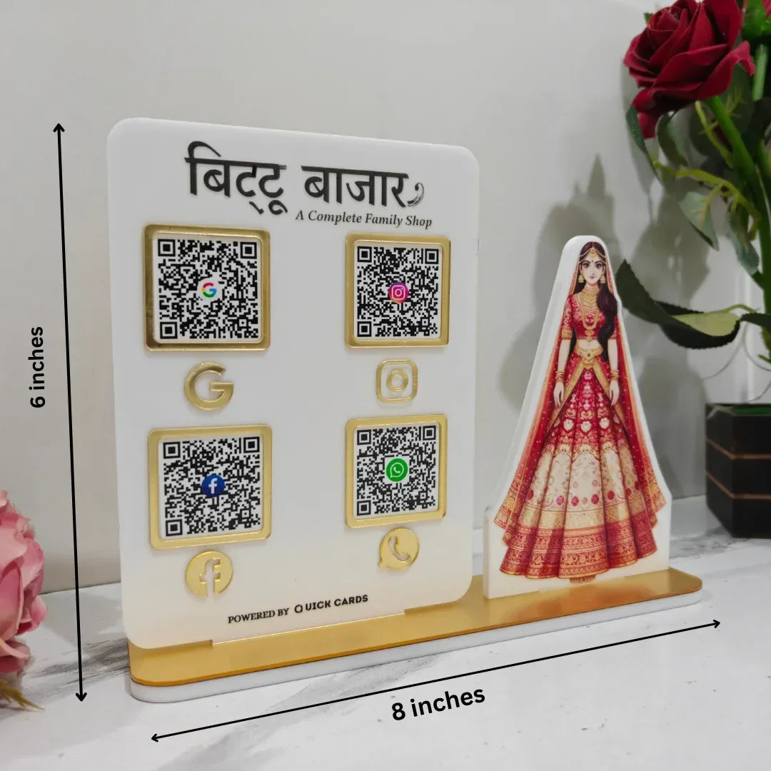 Clothing 4 QR Standee - Quick Cards