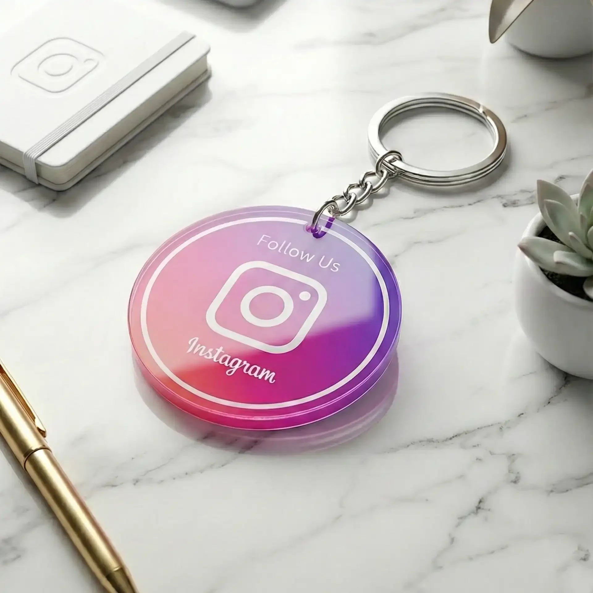 Instagram NFC Keychain - Quick Cards