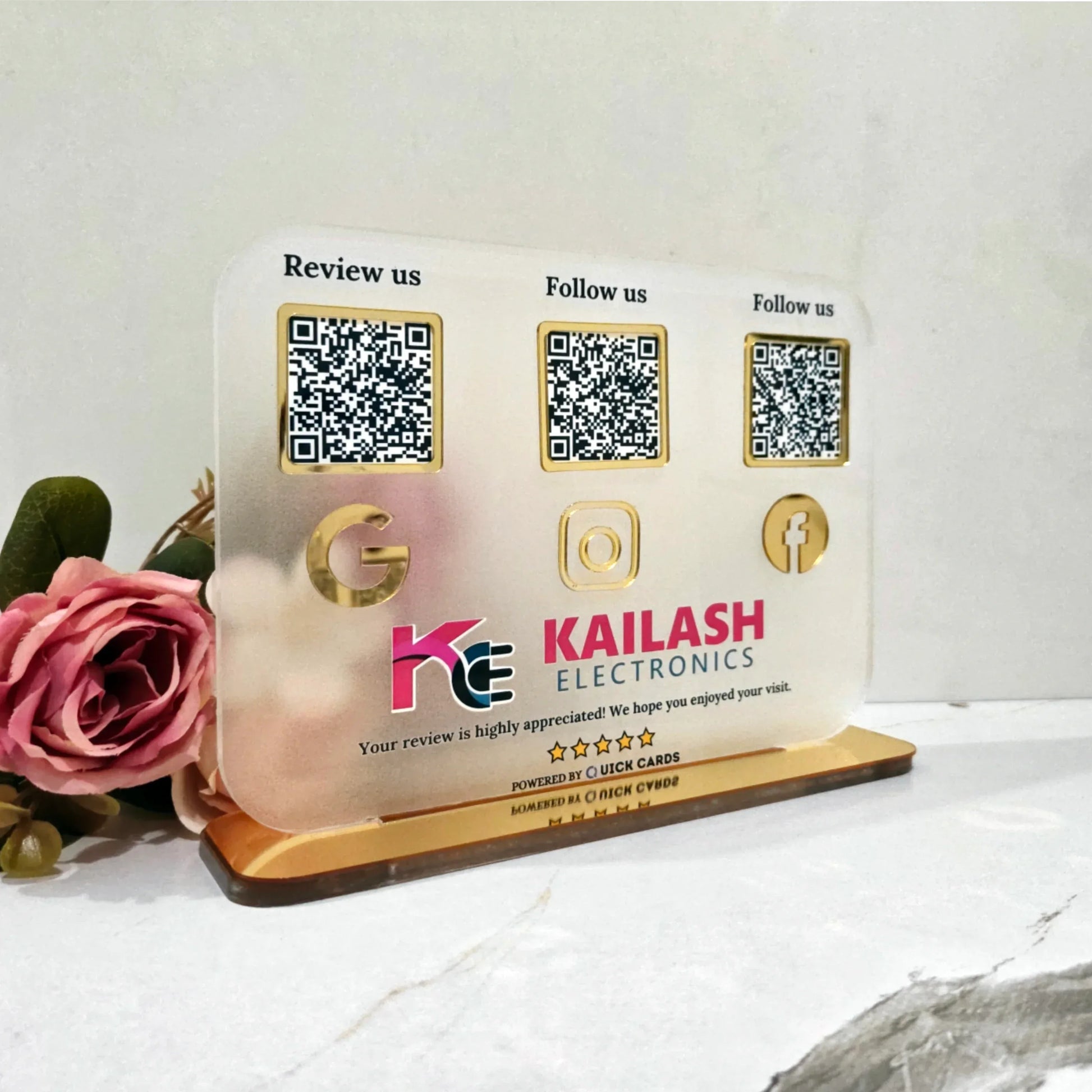 3 QR Semitransparent - Quick Cards