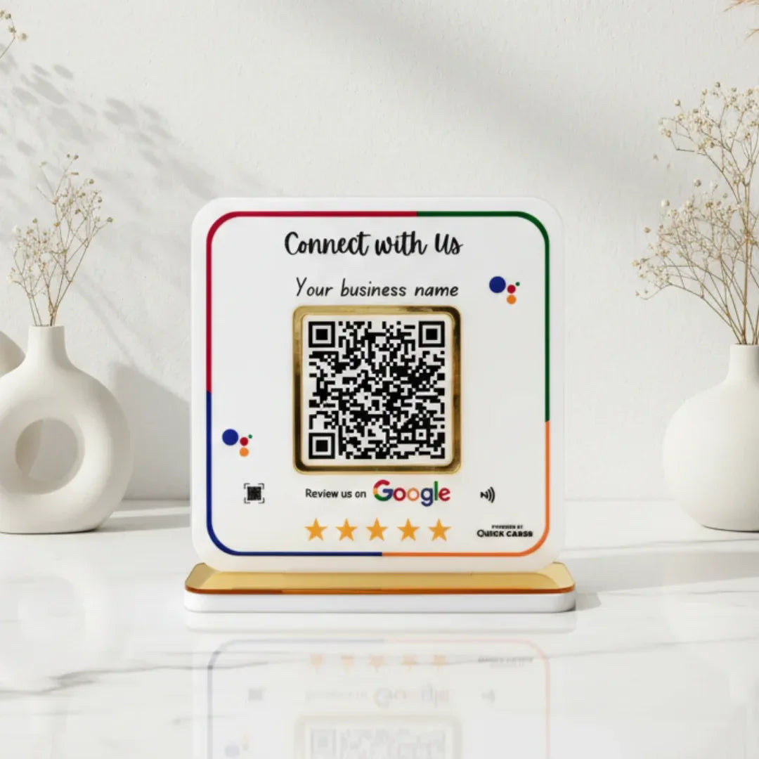 1 QR Payment Stand / Google Review / Instagram - Quick Cards
