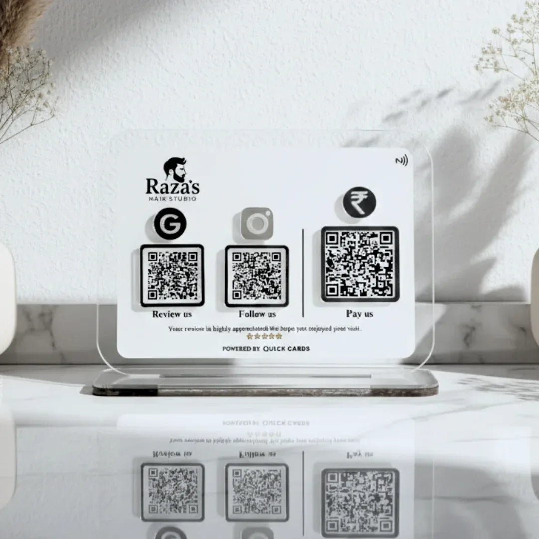 3 QR Special edition (Silver Work) - Quick Cards