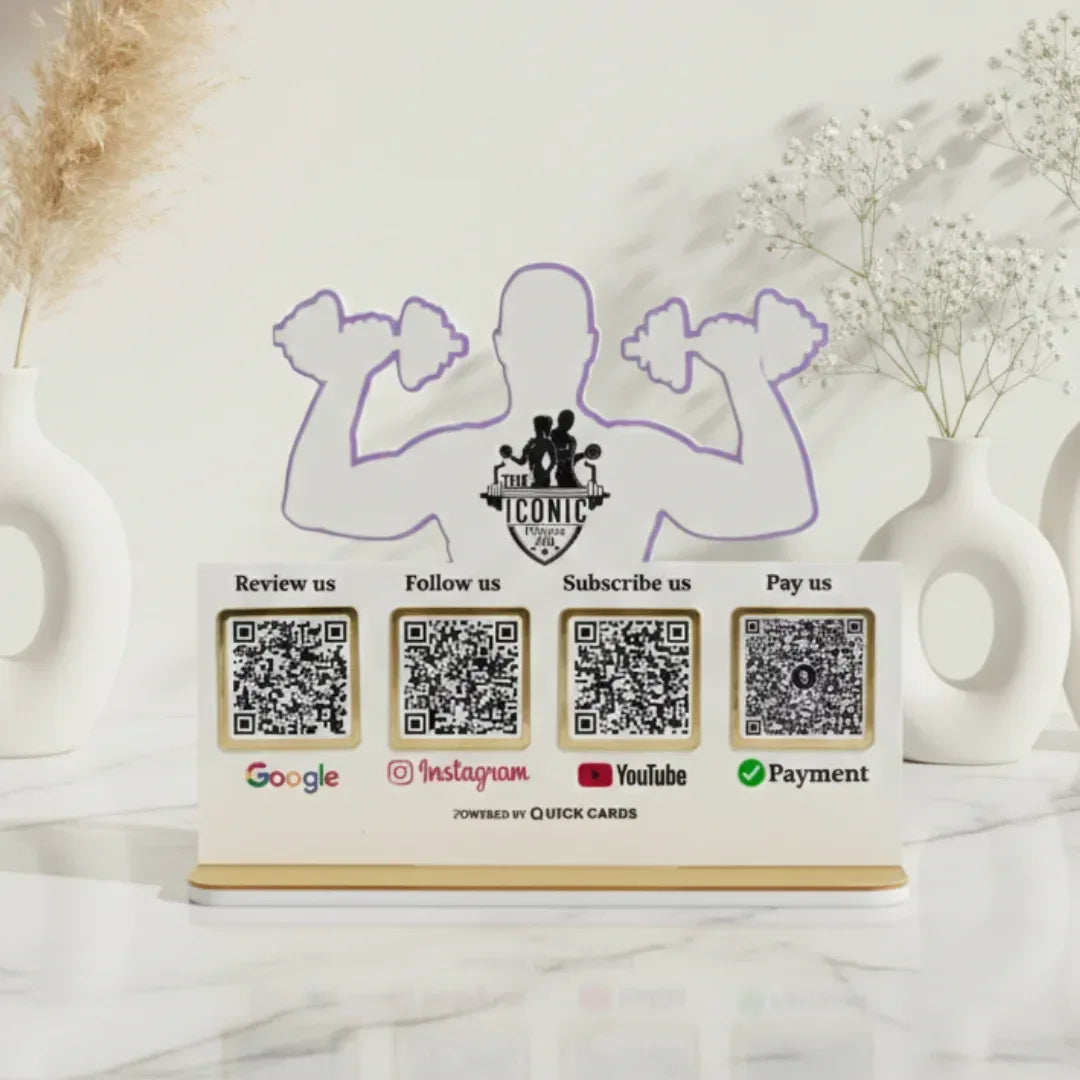 4 QR Standee Gym Special - Quick Cards