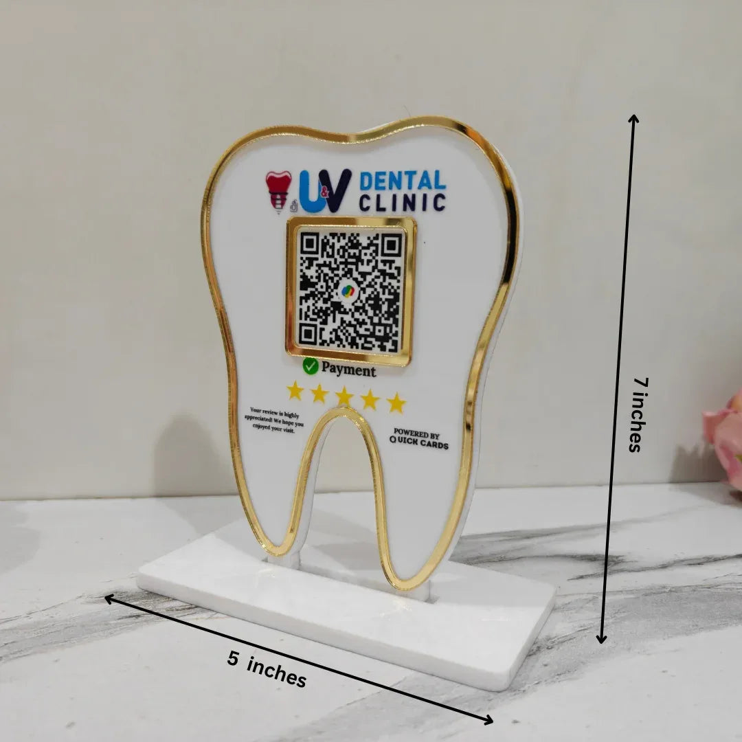Dental 1 QR Standee - Quick Cards