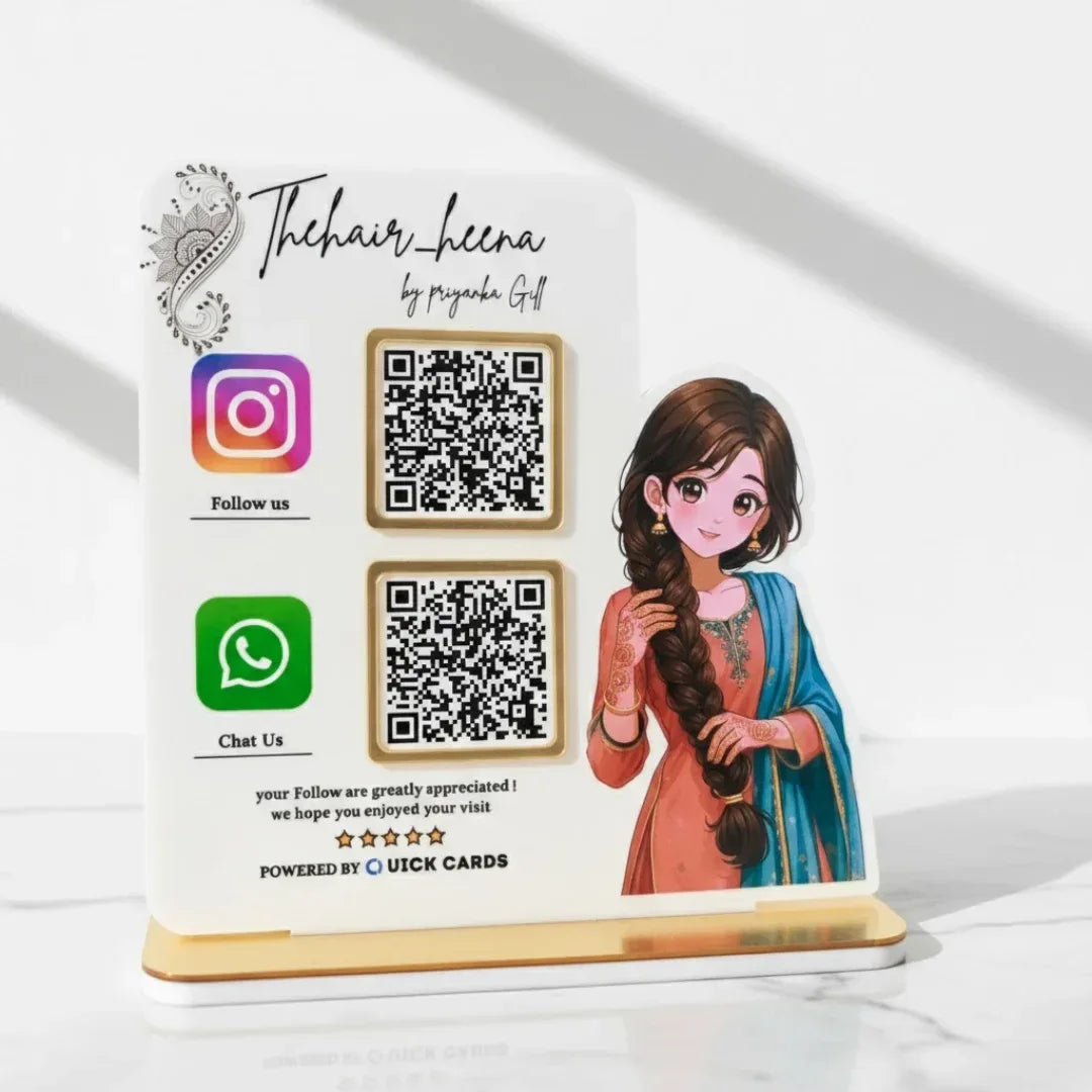 Clothing 2 QR Standee - Quick Cards