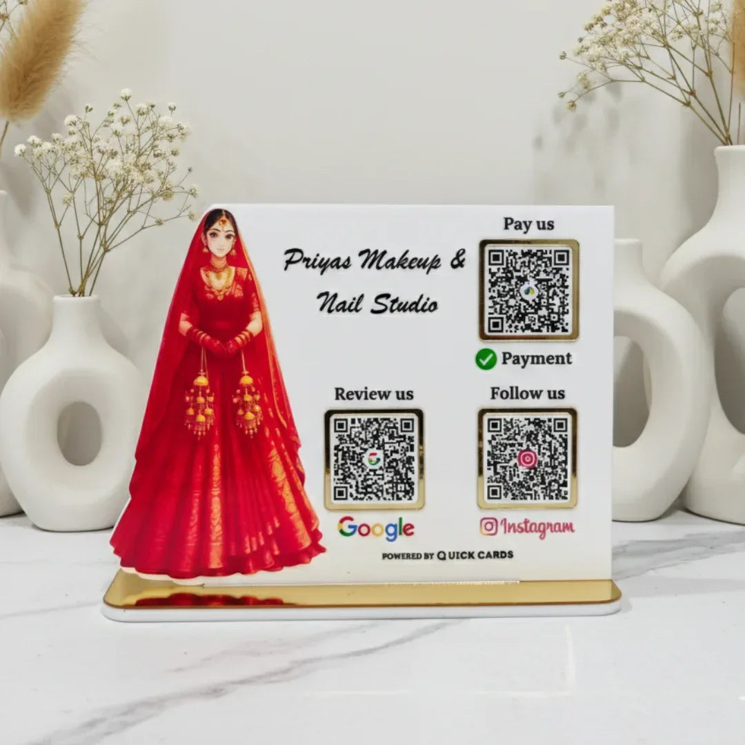 Makeup Studio 3 QR Standee - Quick Cards