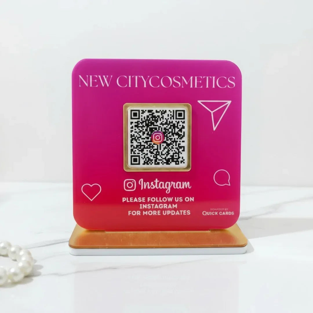 1 QR Standee - Quick Cards
