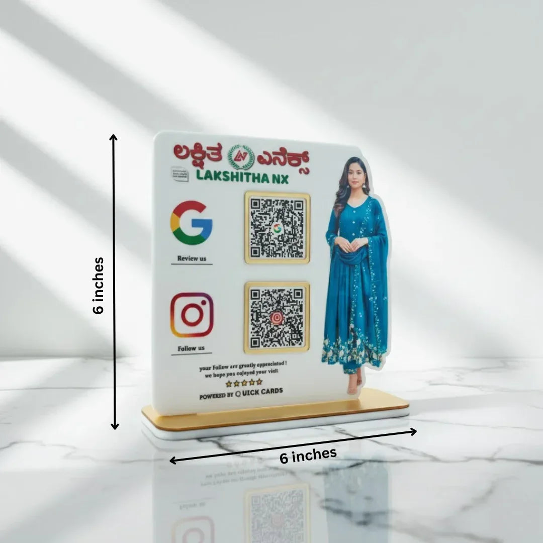 Clothing 2 QR Standee - Quick Cards