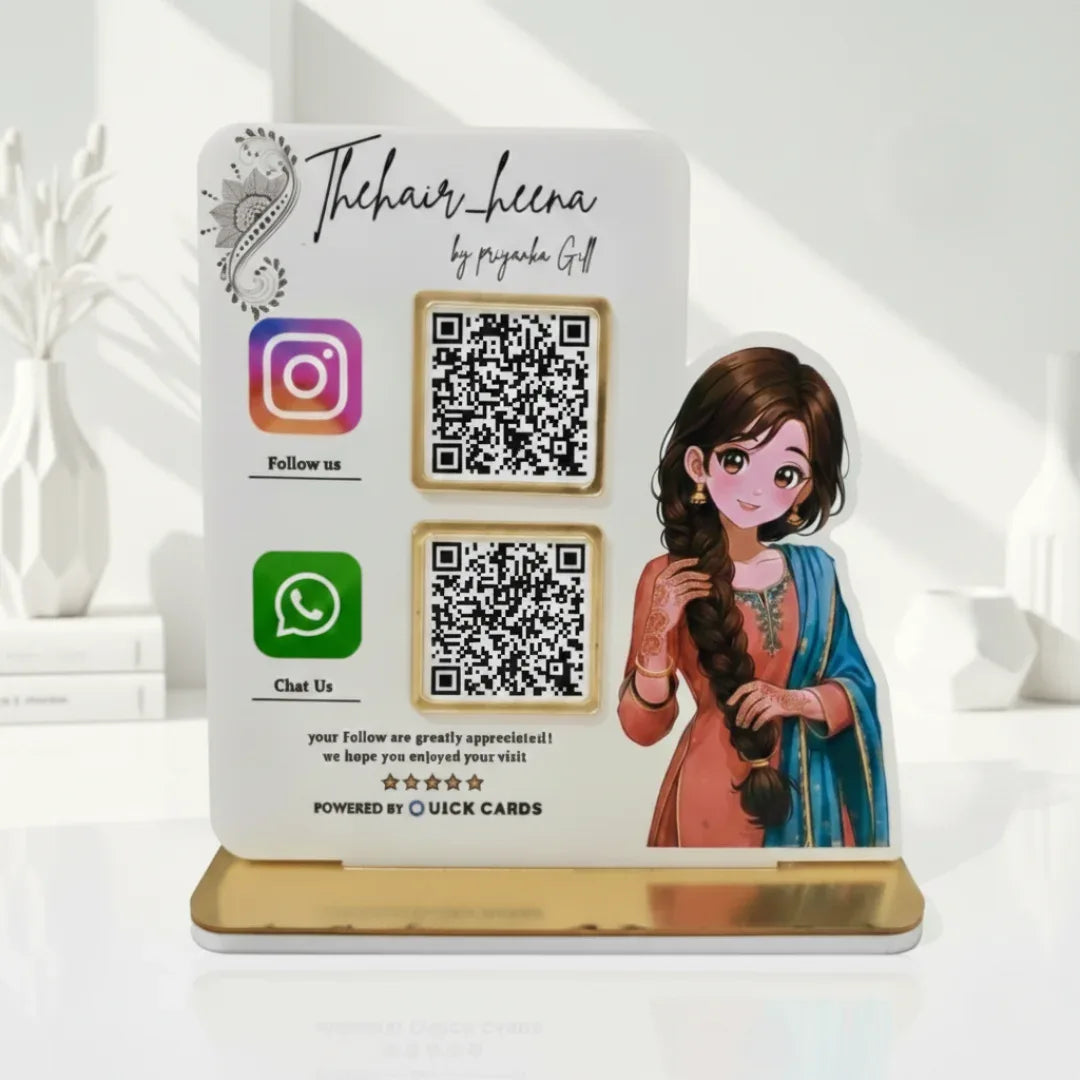 Clothing 2 QR Standee - Quick Cards