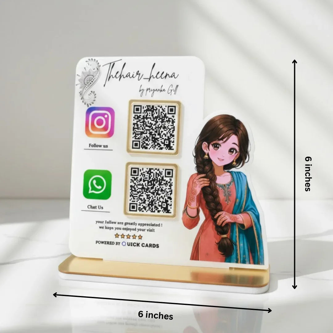 Clothing 2 QR Standee - Quick Cards