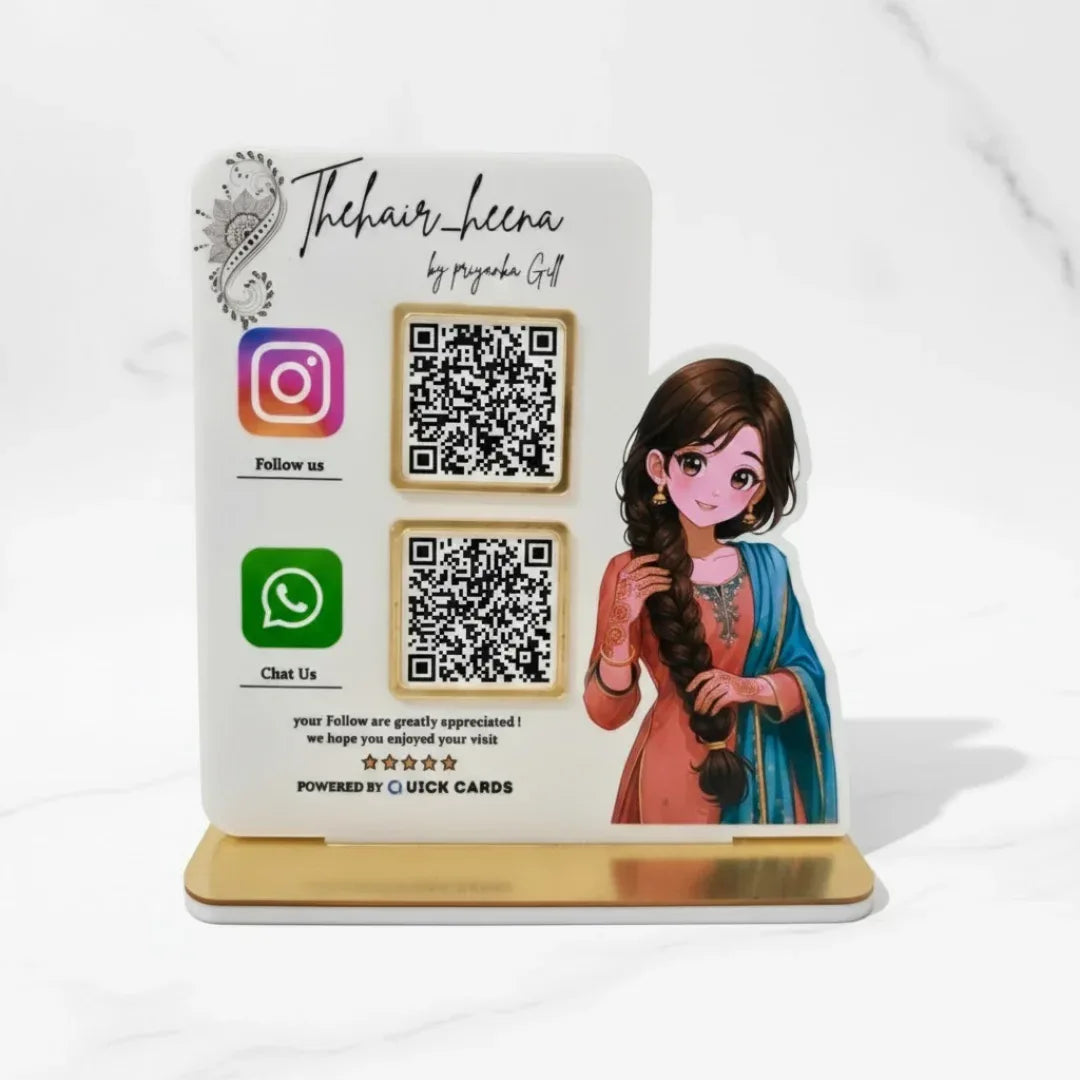 Clothing 2 QR Standee - Quick Cards